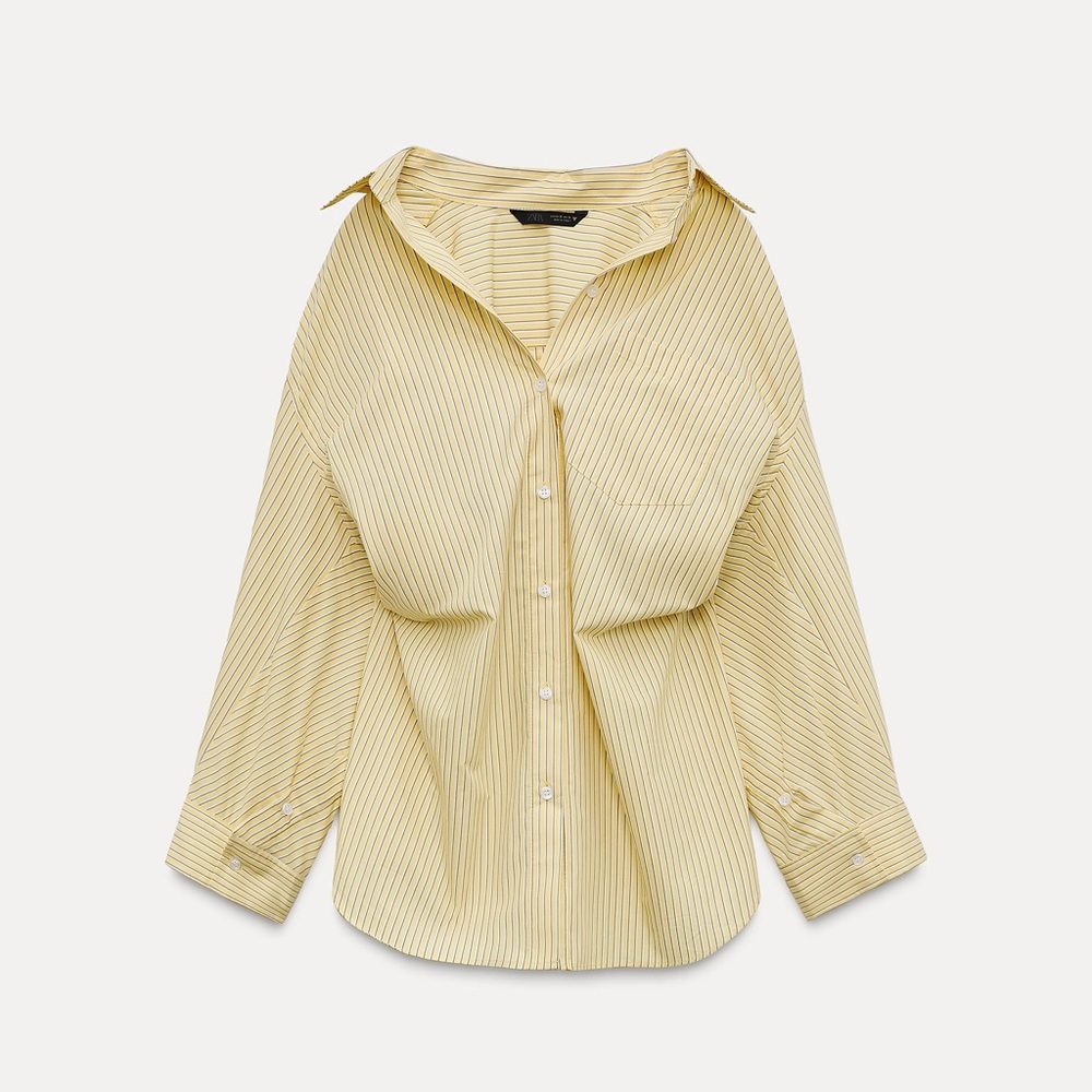 Zara Oversized Poplin Shirt